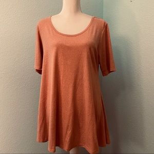 LuLaRoe Dusty Rose Swing Tunic Top, Medium
